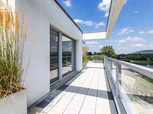 Donaujuwel – Penthouse mit Panorama und privatem Wasserzugang, 997000 €, Immobilien-Wohnungen in 1190 Döbling