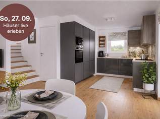Niedrigenergie Doppelhaushälfte mit Keller & 2 Parkplätzen, provisionsfrei & Wohnbauförderung möglich! Ziegelmassivbauweise!, 634900 €, Immobilien-Häuser in 2540 Bad Vöslau Niedrigenergie Doppelhaushälfte mit Keller & 2 Parkplätzen, provisionsfrei & Wohnbauförderung möglich! Ziegelmassivbauweise!, 634900 €, Immobilien-Häuser in 2540 Bad Vöslau