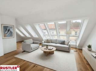 Erstbezug! Dachgeschosswohnung mit Freifläche in bester Lage - Nähe Kutschkermarkt, 580000 €, Immobilien-Wohnungen in 1180 Währing