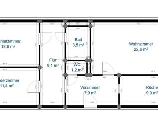 Geräumige 3-Zimmer Wohnung mit Aufzug im 5. Stock Nähe Türkenschanzpark, 1138 €, Immobilien-Wohnungen in 1180 Währing