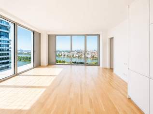 Prater, Stephansdom & Donau: Exklusive Eckresidenz mit unverbaubarem Fernblick. DC2 Tower, 3100 €, Immobilien-Wohnungen in 1220 Donaustadt Prater, Stephansdom & Donau: Exklusive Eckresidenz mit unverbaubarem Fernblick. DC2 Tower, 3100 €, Immobilien-Wohnungen in 1220 Donaustadt