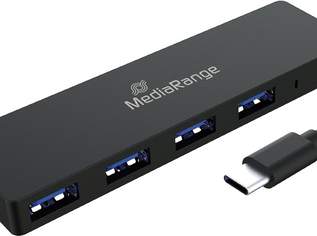 MediaRange USB Type-C auf USB 3.0 Verteiler 1:4 (8 Stück)