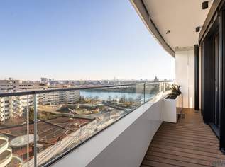 DANUBE FLATS II SEITLICHER BLICK RICHTUNG DONAU und INNERE STADT II ca. 13m² BALKON II 7. STOCK II ERSTBEZUG II GARAGENPLATZ OPTIONAL II IDEAL ALS INVESTMENT, 599000 €, Immobilien-Wohnungen in 1220 Donaustadt