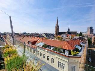 Neuer Preis! WOW! Wohntraum im Dachgeschoss mit Fernblick und Parkplatz! Mit dem Lift in die Wohnung + 2 Terrassen + Perfekte Raumaufteilung + Traumhaftes Altbauhaus!, 1379000 €, Immobilien-Wohnungen in 1030 Landstraße