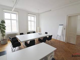BOTSCHAFTSVIERTEL - große Bürofläche möbliert!, 2340 €, Immobilien-Gewerbeobjekte in 1040 Wieden