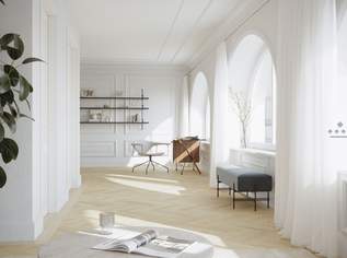 ART NOUVEAU HOUSE: Alt Wien Klassik mit Freifläche, 1650000 €, Immobilien-Wohnungen in 1060 Mariahilf