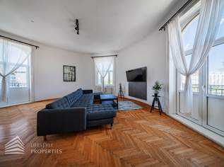 Helle 5-Zimmer Wohnung mit Balkon, Nähe Westbahnhof, 1084000 €, Immobilien-Wohnungen in 1060 Mariahilf