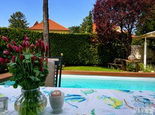 Stilvolles Wohnen in Mauer mit Pool, großzügiger Terrasse und privatem Gartenambiente | ZELLMANN IMMOBILIEN, 895000 €, Immobilien-Häuser in 1230 Liesing