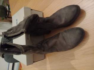 Stiffletten Gr. 41 echtes Leder 