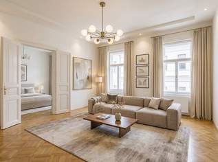 Zauberhafte Altbauwohnung mit großzügigem BALKON und GARAGE – ruhige Toplage direkt beim Karlsplatz, 1150000 €, Immobilien-Wohnungen in 1040 Wieden