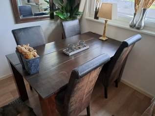 Tisch und 4 sessel massiv holz, 100 €, Haus, Bau, Garten-Möbel & Sanitär in 5582 Sankt Michael im Lungau