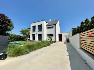 Modernes 186 m² Einfamilienhaus mit Wärmepumpe, Pool, Terrasse & Whirlpool, 870000 €, Immobilien-Häuser in 2301 Rutzendorf