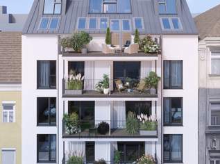 ERSTBEZUG | Terrasse auf Wohnebene | 3-Zimmer Dachgeschosswohnung | Luftwärmepumpe & Klima, 499000 €, Immobilien-Wohnungen in 1210 Floridsdorf