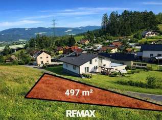 *** TOP ANGEBOT 497m² Baugrundstück 572/5 in Krieglach: Ruhige, Erhöhte Lage mit wundervollem Ausblick ***, 24900 €, Immobilien-Grund und Boden in 8670 Krieglach