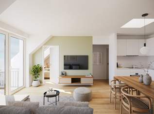 Eigentumswohnungen Projekt "Veritas" Dachgeschosswohnung Top 1/12, 4 Zimmer, 355500 €, Immobilien-Wohnungen in 3430 Gemeinde Tulln an der Donau