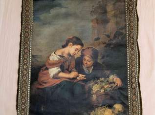 Wandbild / Wandteppich - Bild Murillo - Die kleine Obsthändlerin, 59 €, Marktplatz-Antiquitäten, Sammlerobjekte & Kunst in 4675 Weibern Wandbild / Wandteppich - Bild Murillo - Die kleine Obsthändlerin, 59 €, Marktplatz-Antiquitäten, Sammlerobjekte & Kunst in 4675 Weibern