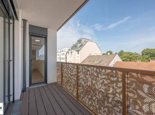 Wohnen im Bel Atrium: Zwei Zimmer Neubau Wohnung mit Balkon, inkl. Stellplatz und vielen Extras, 990 €, Immobilien-Wohnungen in 1220 Donaustadt