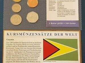 Kursmünzensatz GUYANA, 15 €, Marktplatz-Antiquitäten, Sammlerobjekte & Kunst in 2320 Rannersdorf