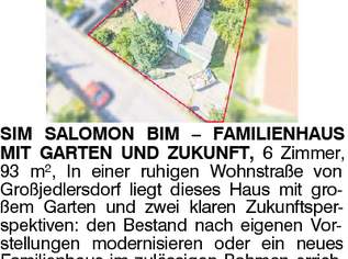 SIM SALOMON BIM ? FAMILIENHAUS, 599000 €, Immobilien-Häuser in 1210 Floridsdorf SIM SALOMON BIM ? FAMILIENHAUS, 599000 €, Immobilien-Häuser in 1210 Floridsdorf