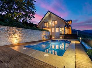 Exklusives Wohnhaus mit Panoramablick, Pool & Home-Spa am Magdalensberg, 875000 €, Immobilien-Häuser in 9064 Ottmanach