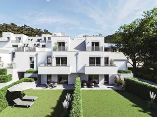 Abkühlen im hauseigenen Pool .... Ihre Traumwohnung mit Terrasse oder Garten und Fernblick Nähe Maurer Wald PROVISIONSFREI !!, 875397 €, Immobilien-Häuser in 1230 Liesing