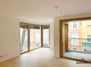 ERSTBEZUG - Apollogasse 18: Straßenseitige, moderne 2-Zimmerwohnung mit Loggia!, 1899 €, Immobilien-Wohnungen in 1070 Neubau