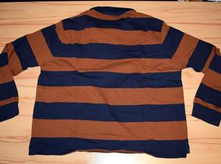 Herren Sweatshirt Marke C&A braun/ blau gestreift Größe XXL