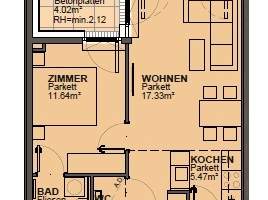 Ab sofort - 2 Zimmer Neubauhit - grüne Oase vor der Haustür, 843.48 €, Immobilien-Wohnungen in 1210 Floridsdorf
