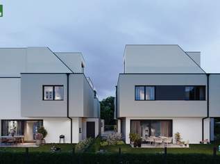 Wohnen auf drei Ebenen – Freistehende Einfamilienhäuser mit Garten und Terrassen - JETZT ANFRAGEN, 749000.32 €, Immobilien-Häuser in 1210 Floridsdorf