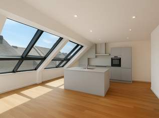 ÜBER DEN DÄCHERN AM NASCHMARKT I Stilvolle Maisonette mit Panoramablick & Terrasse I Premium-Ausstattung I direkt bei der U-Bahn, 1498000 €, Immobilien-Wohnungen in 1040 Wieden