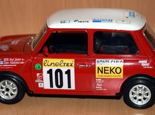 Modellauto Mini Coopper Monte Carlo rot von Bburago Maßstab 1:16