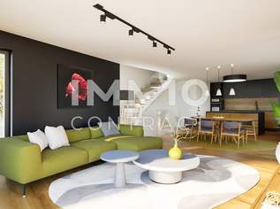 Moderne Architektur zwischen Natur und Stadt - Neubau-Doppelhaushälfte in ruhiger Lage nahe Wien, 642900 €, Immobilien-Häuser in 3421 Höflein an der Donau