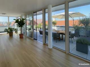 Exklusiver Erstbezug: Außergewöhnliches Penthouse mit XL-Dachterrasse im Herzen von Klagenfurt, 1050000 €, Immobilien-Wohnungen in 9020 