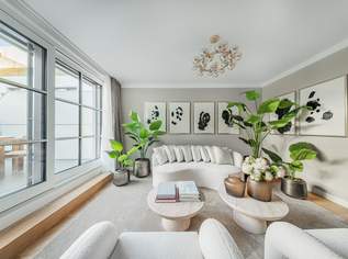 THE FUSION! Klimatisierter 3-Zimmer-Erstbezug mit exklusiver Designer-Ausstattung und hofseitiger Freifläche, 1190000 €, Immobilien-Wohnungen in 1040 Wieden