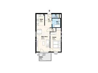 kompakte Single Pärchenwohnung, 280000 €, Immobilien-Wohnungen in 2326 Gemeinde Lanzendorf