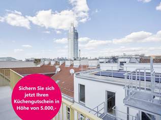 Weitblick investieren: Exklusive Dachgeschoß-Vorsorgewohnungen mit 360°-Ausblick in Top-Lage der Stadt, 265000 €, Immobilien-Wohnungen in 1200 Brigittenau
