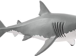 Tierfigur Weißer Hai, 17cm