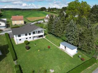 Einfamilienhaus mit zwei getrennten Wohneinheiten in ruhiger, sonniger Lage unweit vom Badesee Rauchwart, 325000 €, Immobilien-Häuser in 7535 Rauchwart