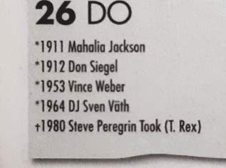 StevePeregrinTook45thMarcBolan&T.RexAZ StevePeregrinTook45thMarcBolan&T.RexAZ