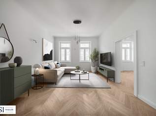 Kompakter Altbautraum mit Balkon: Hochwertig saniert und stilvoll gestaltet, 535000 €, Immobilien-Wohnungen in 1150 Rudolfsheim-Fünfhaus