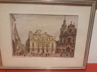 Bild der alten Universität von 1780, 40 €, Marktplatz-Antiquitäten, Sammlerobjekte & Kunst in 1100 Favoriten