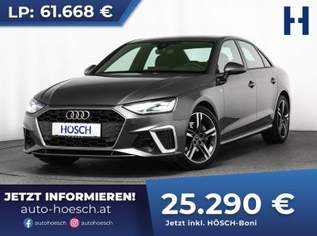 A4 40 TDI S-LINE HEAD-UP ACC ASSISTENZ R-KAM ++, 26790 €, Auto & Fahrrad-Autos in 2512 Katastralgemeinde Tribuswinkel
