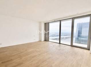 Premium Sky-Living: 37. Etage - Studio mit Sonnenuntergang, 1250 €, Immobilien-Wohnungen in 1220 Donaustadt