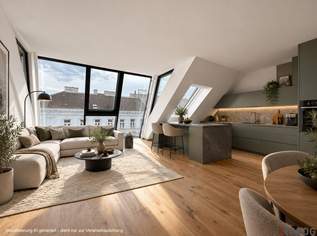 Zwischen Augarten und Donaukanal | Exquisite 4-Zimmer Dachterrassenwohnung mit zwei Bädern | TOP14, 1045000 €, Immobilien-Wohnungen in 1200 Brigittenau