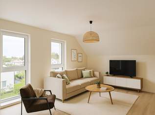 PENTHOUSE-CHARME – 113 m² , 4 Zi - Dachgeschosswohnung - ERSTBEZUG!!, 455441 €, Immobilien-Wohnungen in 2326 Gemeinde Maria-Lanzendorf