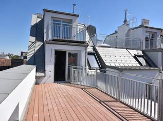 Am Kutschkermarkt | Außergewöhnliche 4-Zimmer-Dachgeschoßwohnung mit 2 Terrassen, 1280000 €, Immobilien-Wohnungen in 1180 Währing