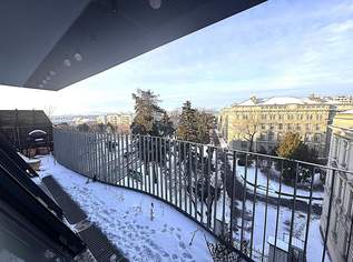 ERSTBEZUG - EXTRAVAGANTES SINGLE-DACHGESCHOSS MIT BALKON, 1050 €, Immobilien-Wohnungen in 1140 Penzing