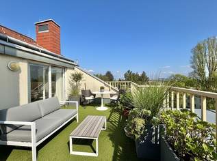 Südwest-Dachterrasse und Frühstücksbalkon | Ruhelage am Wilheminenberg | Tiefgaragenstellplatz, 1648 €, Immobilien-Wohnungen in 1160 Ottakring