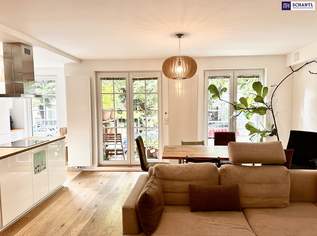 Charmante 3-Zimmer-Wohnung mit zwei Balkonen, Eigengarten und großzügiger Wohnküche in ruhiger Grünlage des 18. Bezirks, 750000 €, Immobilien-Wohnungen in 1180 Währing