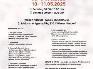 Haus- und Gartenflohmarkt in Wr. Neudorf, 10 €, Marktplatz-Sammlungen & Haushaltsauflösungen in 2351 Gemeinde Wiener Neudorf Haus- und Gartenflohmarkt in Wr. Neudorf, 10 €, Marktplatz-Sammlungen & Haushaltsauflösungen in 2351 Gemeinde Wiener Neudorf